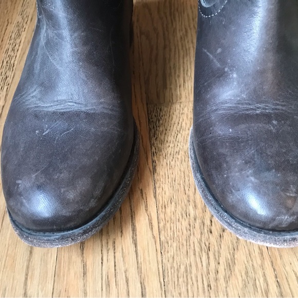 Frye leather pull on riding boots - Picture 8 of 16